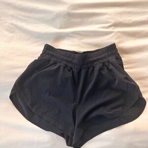 Lululemon athletically Black High Rise Track That Athletic Shorts in 3in